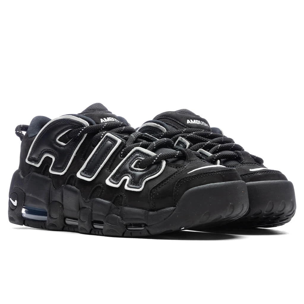AMBUSH X Nike Air More Uptempo Low SP - Black/White 4 AMBUSH X Nike Air More Uptempo Low SP - Black/White - Image 2