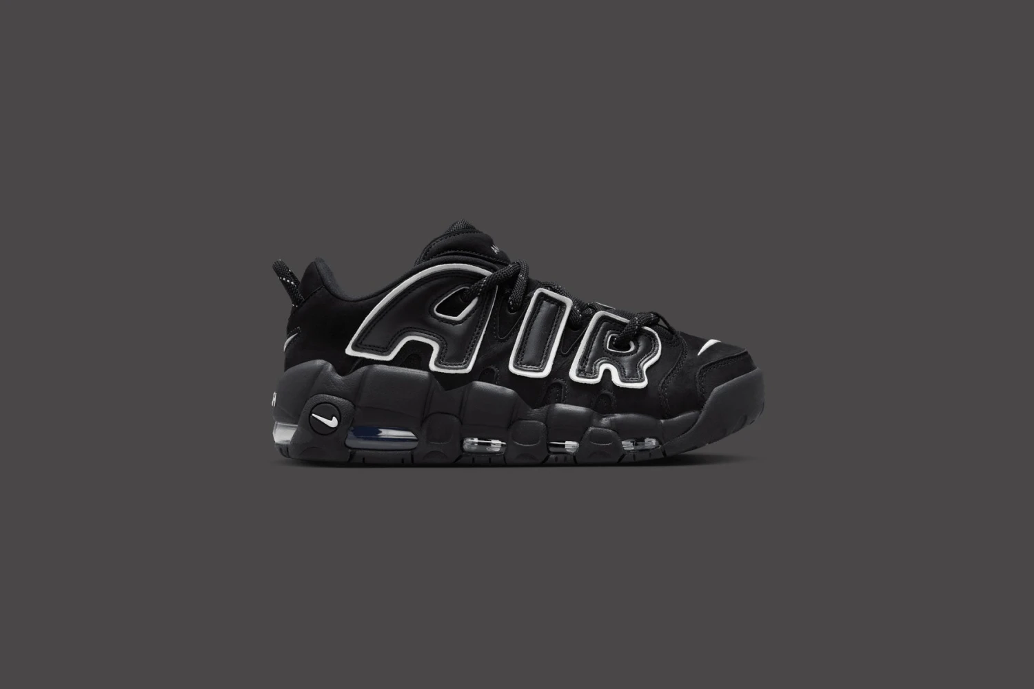 AMBUSH X Nike Air More Uptempo Low SP - Black/White 7 AMBUSH X Nike Air More Uptempo Low SP - Black/White - Image 5