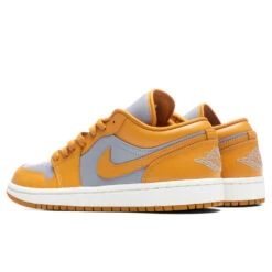 Air Jordan 1 Low Women's - Cement Grey/Chutney/Sail -Birkenstock Store Air Jordan 1 Low Womens Cement Grey Chutney Sail DC0774 020 11 04 22 S NF Feature 39