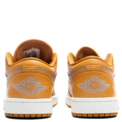 Air Jordan 1 Low Women's - Cement Grey/Chutney/Sail -Birkenstock Store Air Jordan 1 Low Womens Cement Grey Chutney Sail DC0774 020 11 04 22 S NF Feature 42