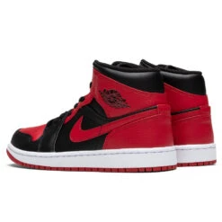 Air Jordan 1 Mid - Black/Gym Red/White -Birkenstock Store Air Jordan 1 Mid Black Gym Red White 2020 554724 074 01 01 2021 01 3