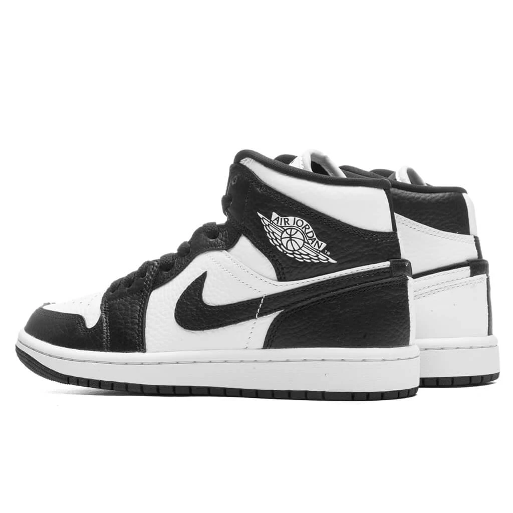 Air Jordan 1 Mid SE Women's - White/Black/White 5 Air Jordan 1 Mid SE Women's - White/Black/White - Image 3