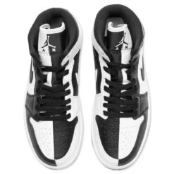 Air Jordan 1 Mid SE Women's - White/Black/White 10 Air Jordan 1 Mid SE Women's - White/Black/White -Birkenstock Store Air Jordan 1 Mid SE Women s White Black White DR0501 101 11 04 22 S NF Feature 35