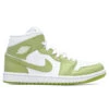 Air Jordan 1 Mid SE Women's - White/Vivid Green/White -Birkenstock Store Air Jordan 1 Mid Se Women s White Vivid Green White DV2959 113 06 01 22 Feature MARY NELLE