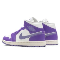 Women's Air Jordan 1 Mid - Action Grape/Sky J Purple/Sail -Birkenstock Store Air Jordan 1 Mid Women s Action Grape Sky J Light Purple Sail BQ6472 504 08 02 23 Feature KN 5