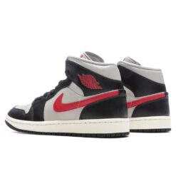 Air Jordan 1 Mid Women's - Black/Gym Red/College Grey -Birkenstock Store Air Jordan 1 Mid Women s Black Gym Red College Grey BQ6472 060 08 02 23 Feature KN 5