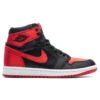 Women's Air Jordan 1 Retro Hi OG 'Satin Bred' - Black/University Red/White -Birkenstock Store Air Jordan 1 Retro High OG Black University Red White FD4810 061 09 29 23 Feature KN