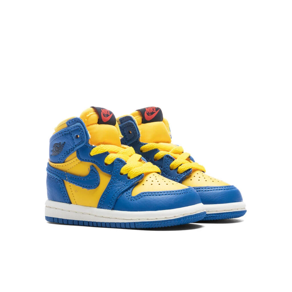 Air Jordan 1 Retro High OG (TD) - Varsity Maize/Game Royal/Sail 4 Air Jordan 1 Retro High OG (TD) - Varsity Maize/Game Royal/Sail - Image 2