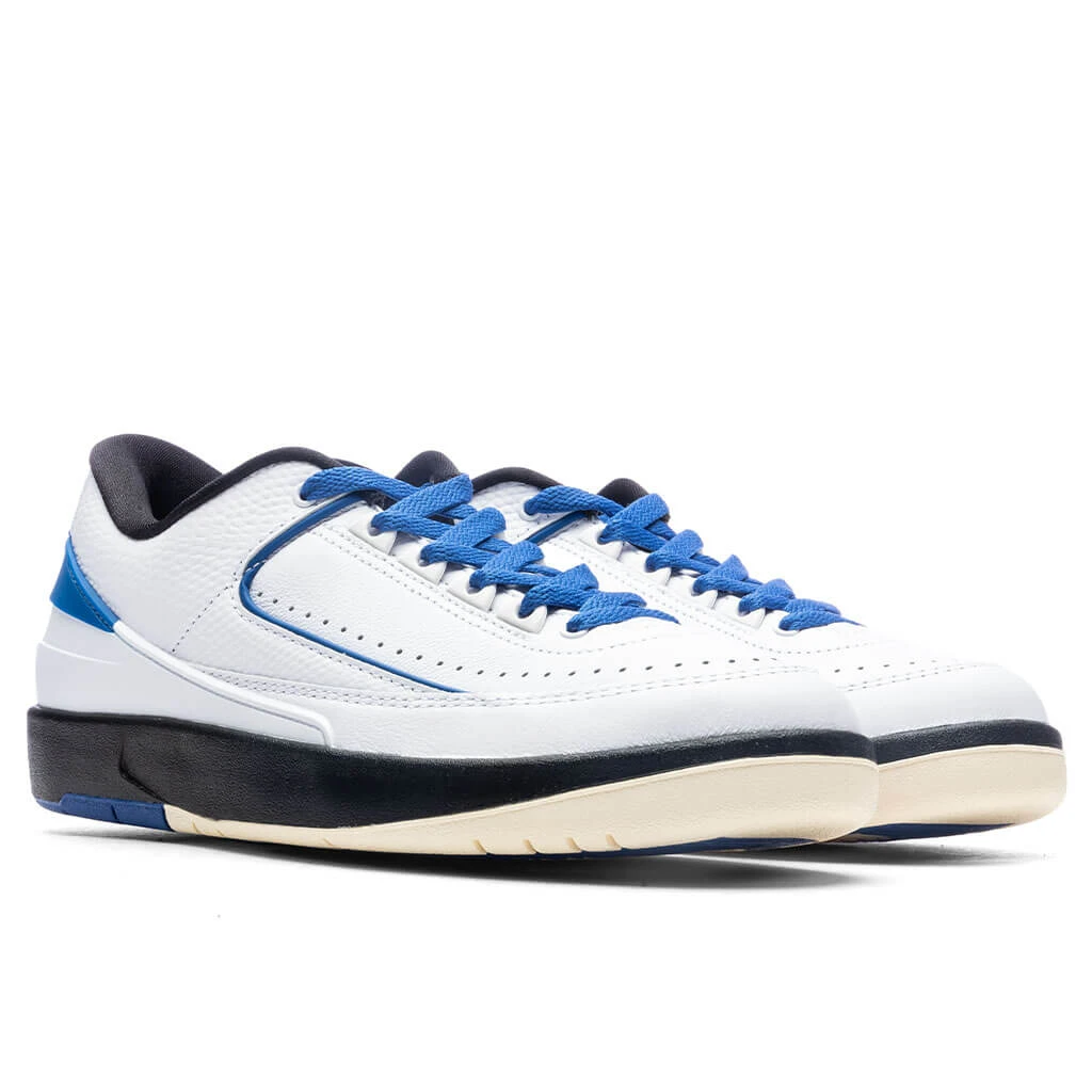 Air Jordan 2 Retro Low Women's Varsity Royal - White/Varsity Royal/Black 4 Air Jordan 2 Retro Low Women's Varsity Royal - White/Varsity Royal/Black - Image 2