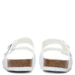Birkenstock Wide Arizona Birko-Flor - White -Birkenstock Store Birkenstock Arizona Birko Flor White 1019061 03 22 2021 01 4