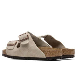 Birkenstock Narrow Arizona Soft Footbed - Taupe -Birkenstock Store Birkenstock Arizona Narrow Soft Footbed Taupe 0951303 06 26 2021 01 5