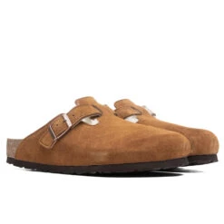 Birkenstock Wide Boston Shearling - Mink -Birkenstock Store Birkenstock Boston Shearling Mink 1001140 02 09 2021 01 2