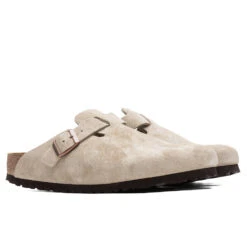 Birkenstock Wide Boston Soft Footbed - Taupe -Birkenstock Store Birkenstock Boston Soft Footbed Taupe 0560771 02 09 2021 01 3
