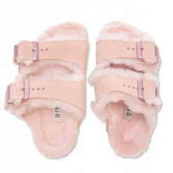 Birkenstock Kids Arizona Shearling - Light Rose -Birkenstock Store Birkenstock Kids Arizona Shearling Light Rose 1020580 02 13 2022 01 4