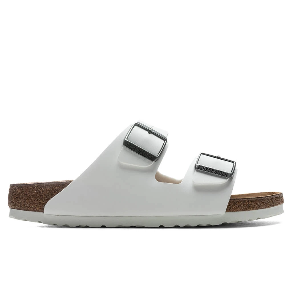 Birkenstock Narrow Arizona Birko-Flor - White 3 Birkenstock Narrow Arizona Birko-Flor - White