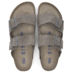 Birkenstock Narrow Arizona Soft Footbed - Stone Coin -Birkenstock Store Birkenstock Narrow Arizona Soft Footbed Stone Coin 1020557 10 28 2021 01 4