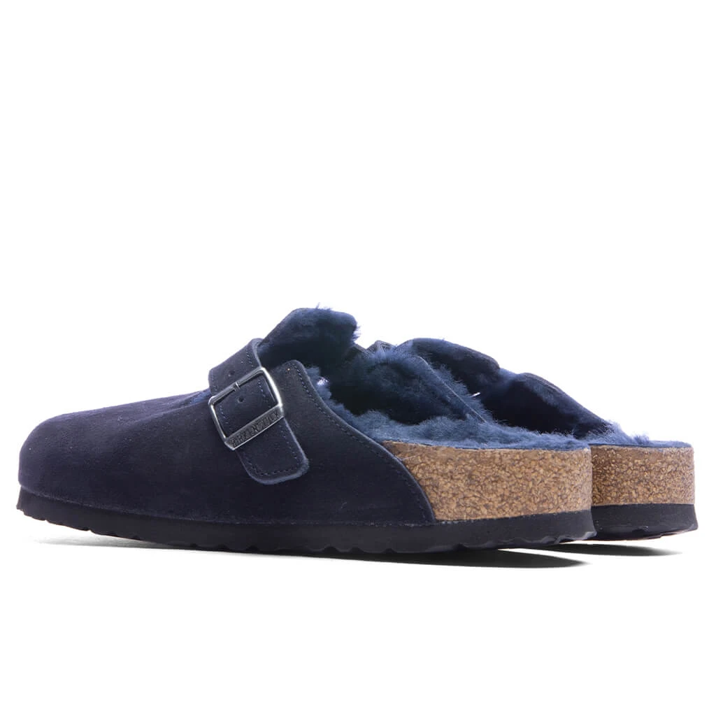 Birkenstock Narrow Boston Shearling - Midnight 6 Birkenstock Narrow Boston Shearling - Midnight - Image 4