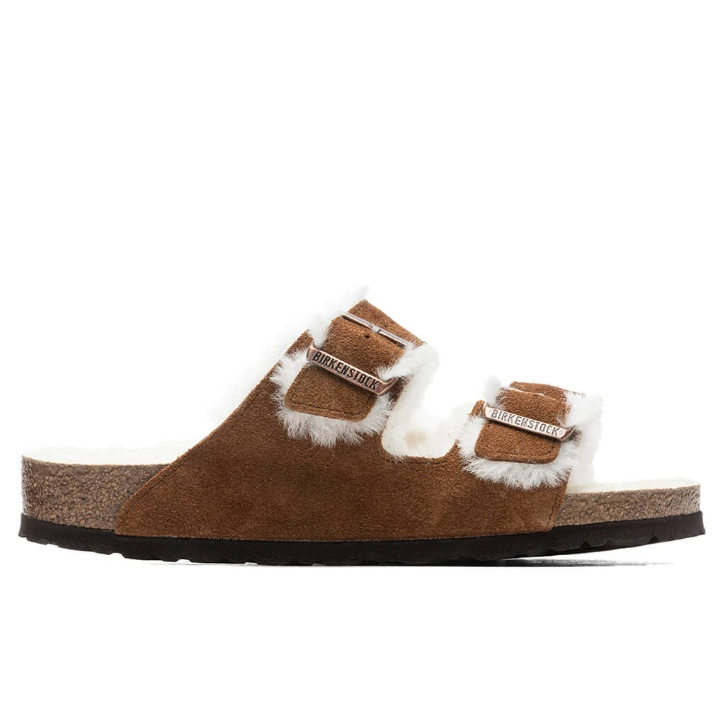 Birkenstock Wide Arizona Shearling - Mink 3 Birkenstock Wide Arizona Shearling - Mink