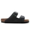 Birkenstock Wide Arizona Soft Footbed - Black -Birkenstock Store Birkenstock Wide Arizona Soft Footbed Black 0752481 03 10 22 Feature