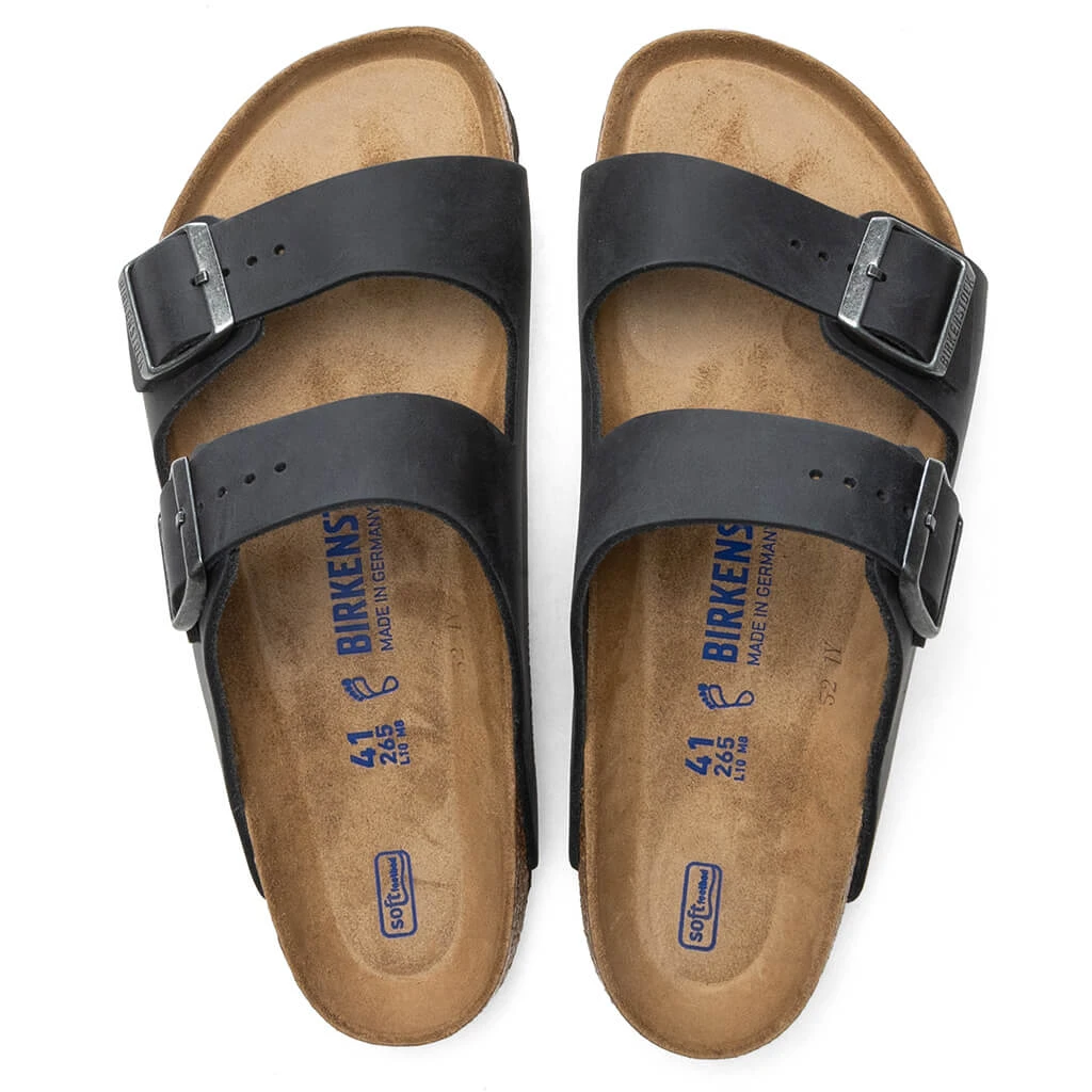 Birkenstock Wide Arizona Soft Footbed - Black 4 Birkenstock Wide Arizona Soft Footbed - Black - Image 2