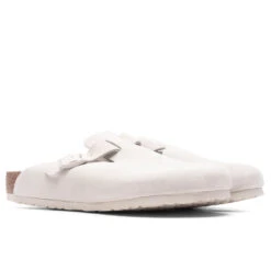 Birkenstock Wide Boston - Antique White -Birkenstock Store Birkenstock Wide Boston Ant White SD R 1024731 02 02 23 Feature VR 5