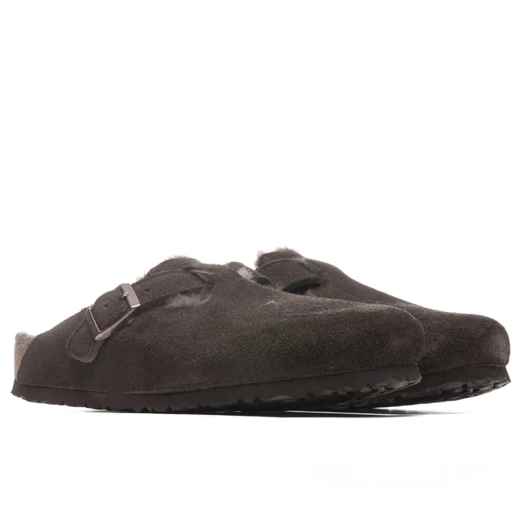 Birkenstock Wide Boston Shearling - Mocha 5 Birkenstock Wide Boston Shearling - Mocha - Image 3