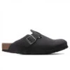 Birkenstock Wide Boston Vegan Birkibuc - Black 1 Birkenstock Wide Boston Vegan Birkibuc - Black -Birkenstock Store Birkenstock Wide Boston Vegan Birkibuc Black 1020550 02 13 2022 01