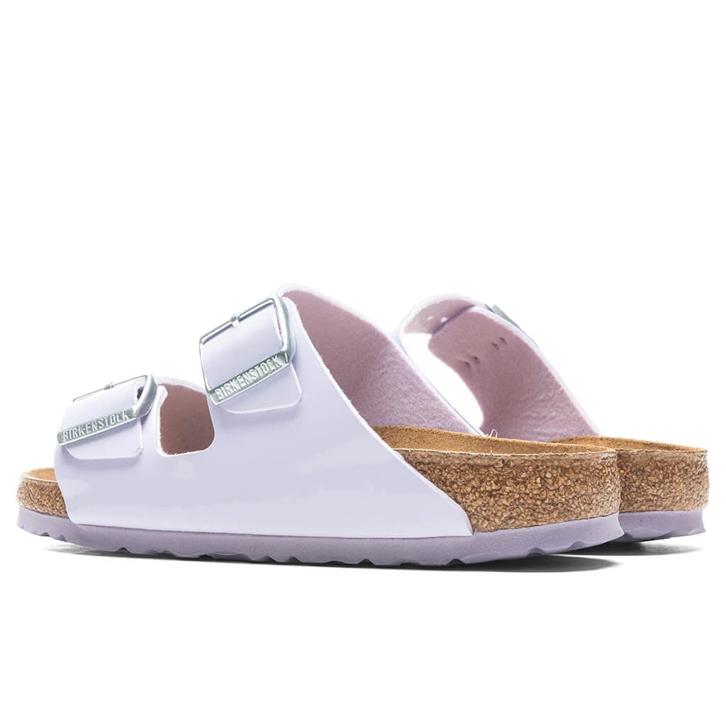 Birkenstock Women's Arizona Birko-Flor - Patent Purple Fog 6 Birkenstock Women's Arizona Birko-Flor - Patent Purple Fog - Image 4