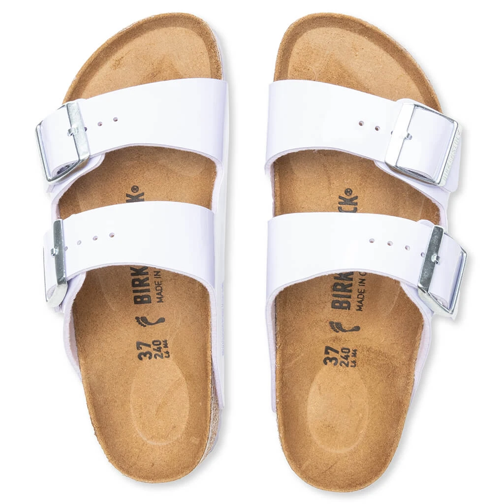 Birkenstock Women's Arizona Birko-Flor - Patent Purple Fog 4 Birkenstock Women's Arizona Birko-Flor - Patent Purple Fog - Image 2