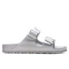 Birkenstock Women's Narrow Arizona Essentials Eva - Metallic Silver -Birkenstock Store Birkenstock Women s Narrow Arizona Essentials Eva Metallic Silver 1003491 02 11 2022 01