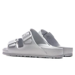 Birkenstock Women's Narrow Arizona Essentials Eva - Metallic Silver 9 Birkenstock Women's Narrow Arizona Essentials Eva - Metallic Silver -Birkenstock Store Birkenstock Women s Narrow Arizona Essentials Eva Metallic Silver 1003491 02 11 2022 01 3