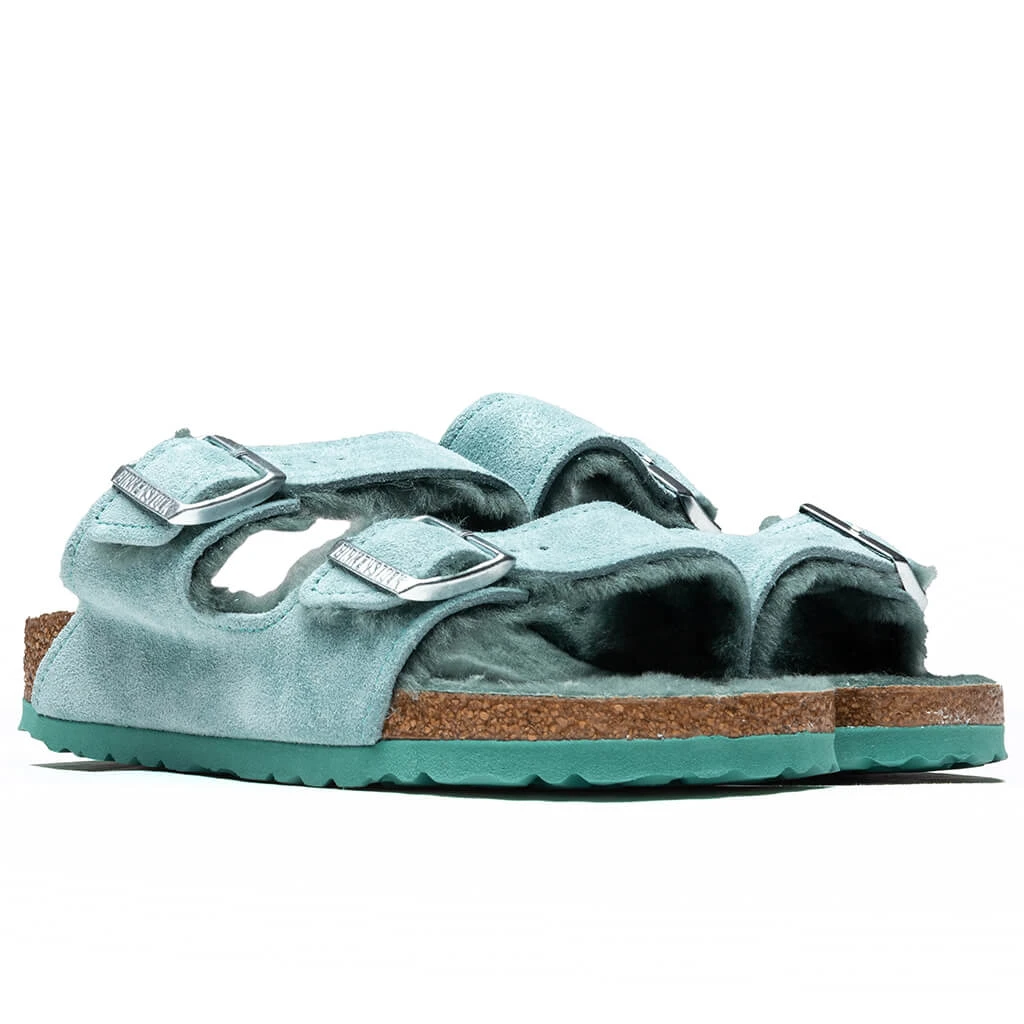 Birkenstock Women's Narrow Arizona Shearling - Beryl 5 Birkenstock Women's Narrow Arizona Shearling - Beryl - Image 3