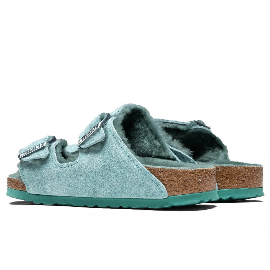 Birkenstock Women's Narrow Arizona Shearling - Beryl 6 Birkenstock Women's Narrow Arizona Shearling - Beryl - Image 4
