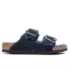 Birkenstock Women's Narrow Arizona Shearling - Midnight -Birkenstock Store Birkenstock Women s Narrow Arizona Shearling Midnight 1020583 09 04 22 Feature JM