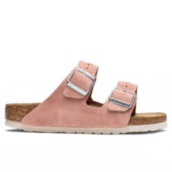 Birkenstock Women's Narrow Arizona Soft Footbed - Pink Clay