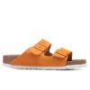 Birkenstock Women's Narrow Arizona Soft Footbed - Russet Orange -Birkenstock Store Birkenstock Women s Narrow Arizona Soft Footbed Russet Orange 1021396 02 11 2022 01