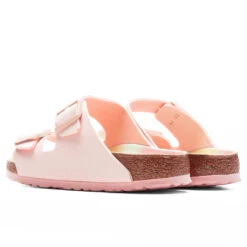 Birkenstock Women's Narrow Arizona Vegan Birkibuc - Ombre Light Rose -Birkenstock Store Birkenstock Women s Narrow Arizona Vegan Birkibuc Ombre Light Rose 1022536 05 08 22 Feature 5