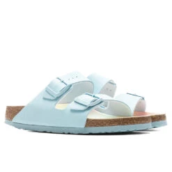 Birkenstock Women's Narrow Arizona Vegan Birkibuc - Ombre Sky -Birkenstock Store Birkenstock Women s Narrow Arizona Vegan Birkibuc Ombre Sky 1021208 05 08 22 Feature 4
