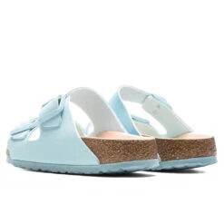 Birkenstock Women's Narrow Arizona Vegan Birkibuc - Ombre Sky -Birkenstock Store Birkenstock Women s Narrow Arizona Vegan Birkibuc Ombre Sky 1021208 05 08 22 Feature 5
