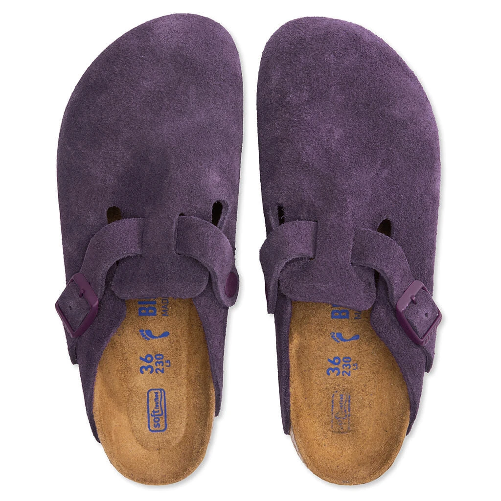 Birkenstock Women's Narrow Boston Soft Footbed - Blackberry Wine 4 Birkenstock Women's Narrow Boston Soft Footbed - Blackberry Wine - Image 2