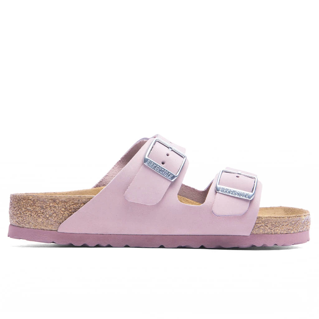 Birkenstock Women's Wide Arizona Soft Footbed - Lilac 3 Birkenstock Women's Wide Arizona Soft Footbed - Lilac