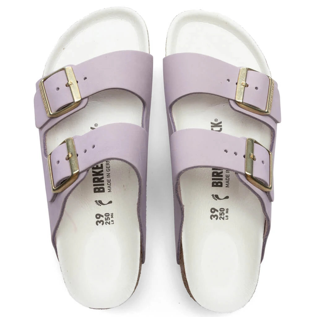 Birkenstock Women's Arizona Nubuck Leather - Lilac 6 Birkenstock Women's Arizona Nubuck Leather - Lilac - Image 4