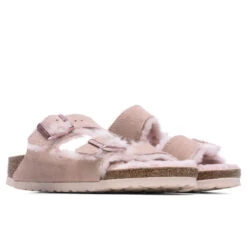 Birkenstock Women's Narrow Arizona Shearling - Light Rose 8 Birkenstock Women's Narrow Arizona Shearling - Light Rose -Birkenstock Store Birkenstock Womens Narrow Arizona Shearling Light Rose 1020389 11 10 2021 01 2