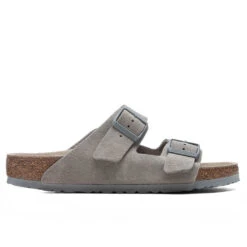 Birkenstock Wide Arizona Soft Footbed - Stone Coin