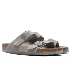 Birkenstock Wide Arizona Soft Footbed - Stone Coin 8 Birkenstock Wide Arizona Soft Footbed - Stone Coin -Birkenstock Store BirkenstockWideArizonaSoftFootbed StoneCoin 1020507 2