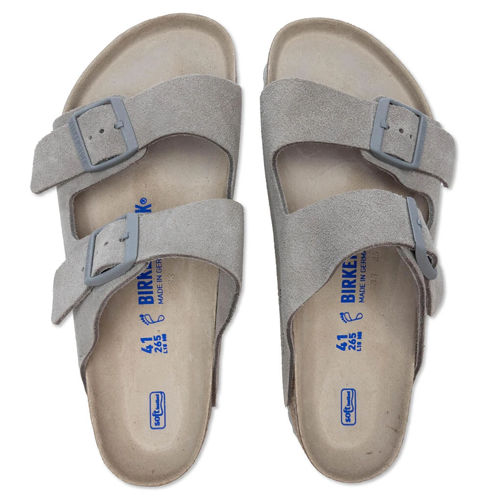 Birkenstock Wide Arizona Soft Footbed - Stone Coin 4 Birkenstock Wide Arizona Soft Footbed - Stone Coin - Image 2