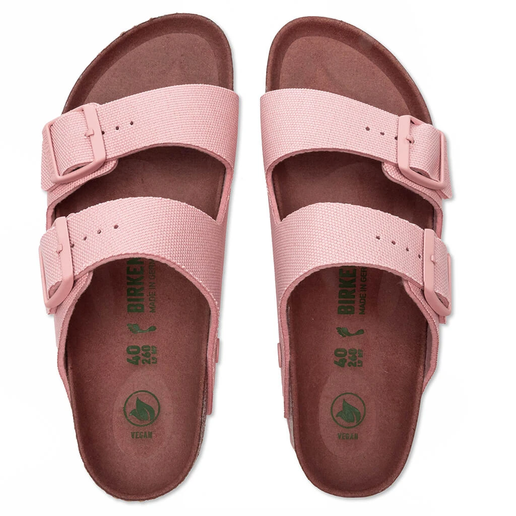 Birkenstock Women's Narrow Arizona Vegan - Soft Pink 4 Birkenstock Women's Narrow Arizona Vegan - Soft Pink - Image 2