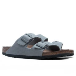 Birkenstock Women's Narrow Arizona Vegan - Stone Coin -Birkenstock Store BirkenstockWomen sNarrowArizonaVegan StoneCoin 1021454 2