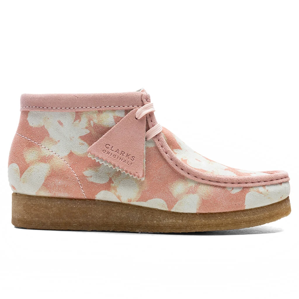 Birkenstock Store -Birkenstock Store Clarks Women s Wallabee Boot Pink Floral 26166096 06 01 22 Feature VR JM 2