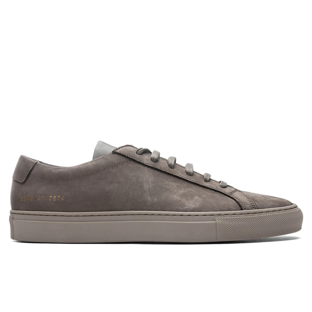 Common Projects Achilles Low Nubuck - Warm Grey 3 Common Projects Achilles Low Nubuck - Warm Grey